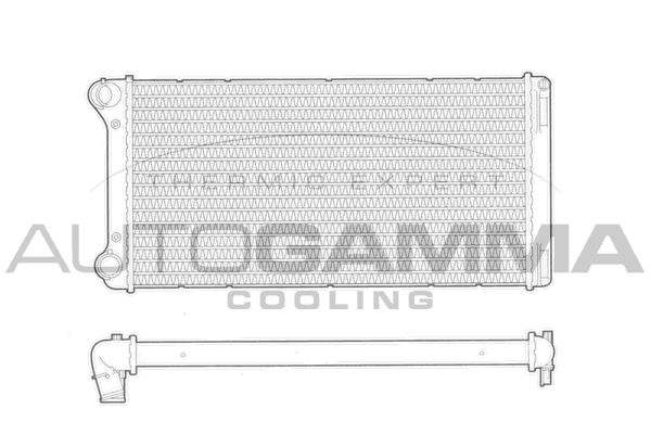 103358 AUTOGAMMA Радиатор, охлаждение двигателя