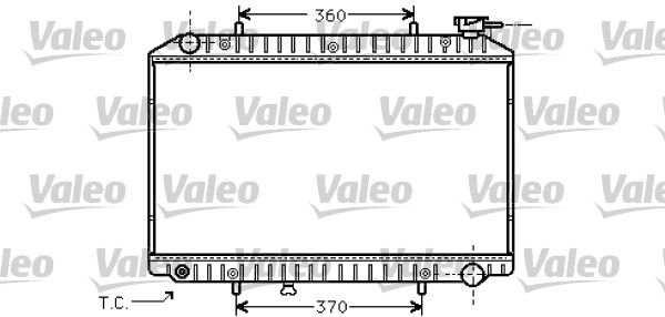 734426 VALEO Радиатор, охлаждение двигателя