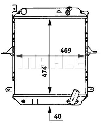 WG2183939 WILMINK GROUP Радиатор, охлаждение двигателя