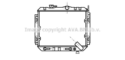 MT2041 AVA QUALITY COOLING Радиатор, охлаждение двигателя