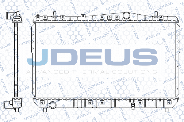 M056021A JDEUS Радиатор, охлаждение двигателя