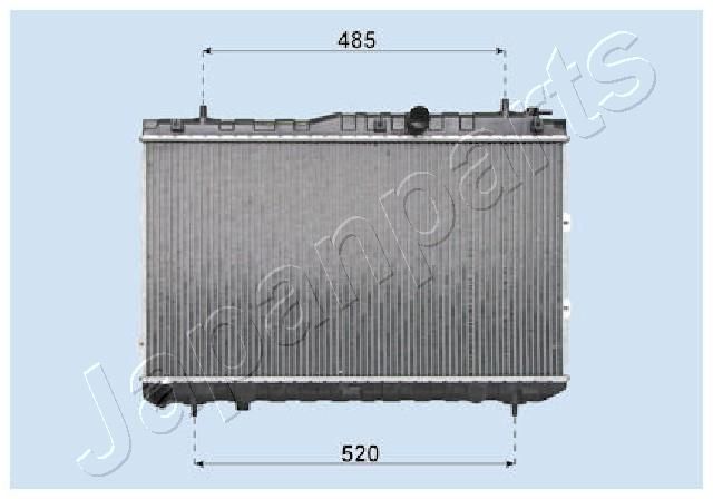 RDA333033 JAPANPARTS Радиатор, охлаждение двигателя