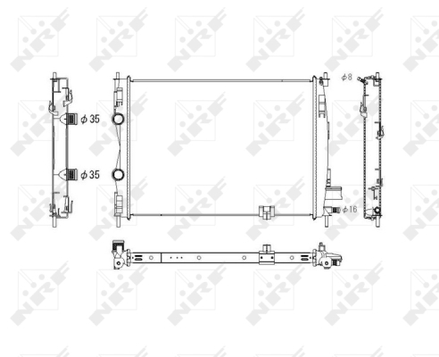 WG1722575 WILMINK GROUP Радиатор, охлаждение двигателя