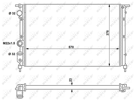 WG1723546 WILMINK GROUP Радиатор, охлаждение двигателя