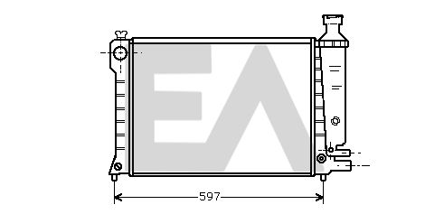 31R10009 EACLIMA Радиатор, охлаждение двигателя
