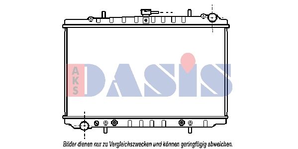 071350N AKS DASIS Радиатор, охлаждение двигателя