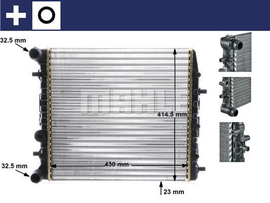 CR454000S MAHLE Радиатор, охлаждение двигателя