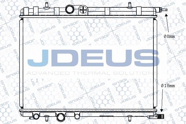 M0210331 JDEUS Радиатор, охлаждение двигателя