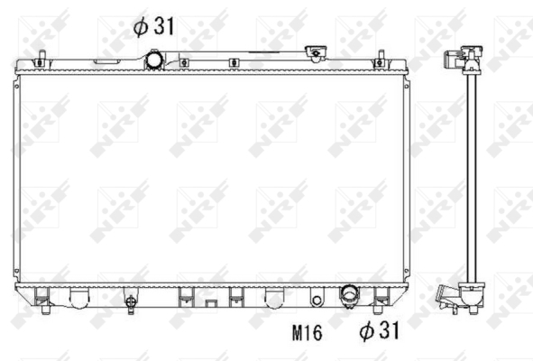 WG1722200 WILMINK GROUP Радиатор, охлаждение двигателя