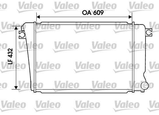 734614 VALEO Радиатор, охлаждение двигателя