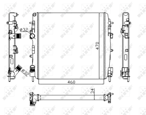 WG1723277 WILMINK GROUP Радиатор, охлаждение двигателя