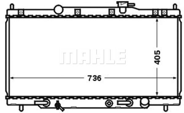 CR1460000S MAHLE Радиатор, охлаждение двигателя