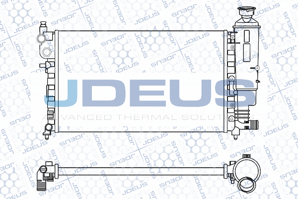 M0070310 JDEUS Радиатор, охлаждение двигателя