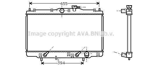 HD2071 AVA QUALITY COOLING Радиатор, охлаждение двигателя