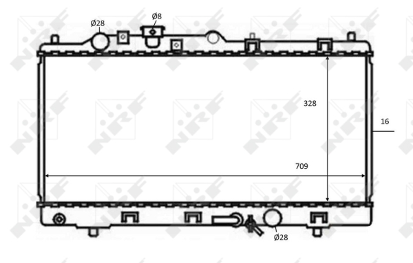 WG1723616 WILMINK GROUP Радиатор, охлаждение двигателя