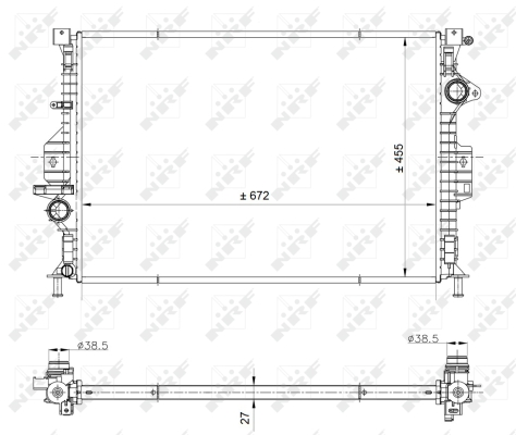 WG1722619 WILMINK GROUP Радиатор, охлаждение двигателя