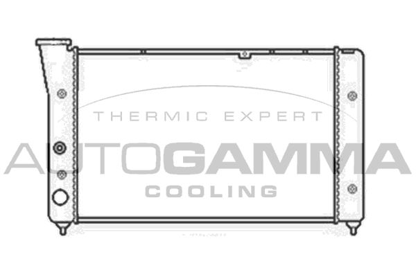104135 AUTOGAMMA Радиатор, охлаждение двигателя
