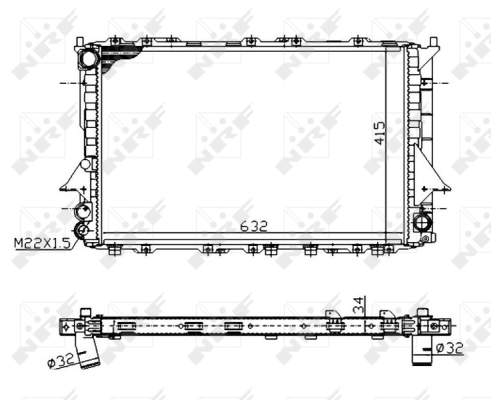 WG1721606 WILMINK GROUP Радиатор, охлаждение двигателя