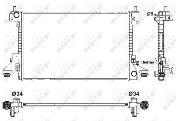 WG1722096 WILMINK GROUP Радиатор, охлаждение двигателя