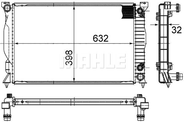 WG2182930 WILMINK GROUP Радиатор, охлаждение двигателя