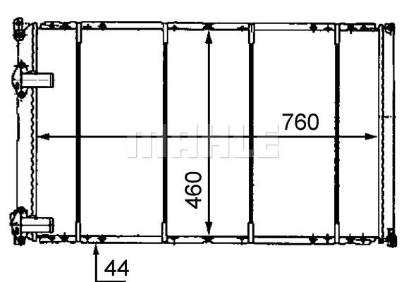 WG2183714 WILMINK GROUP Радиатор, охлаждение двигателя