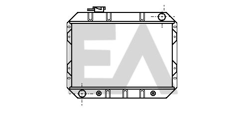 31R22018 EACLIMA Радиатор, охлаждение двигателя