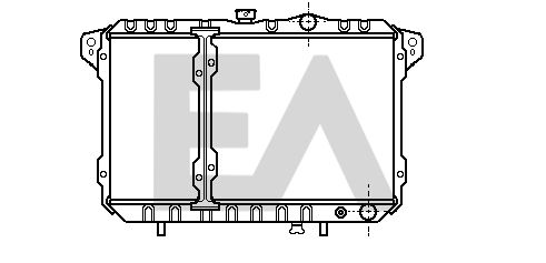 31R51013 EACLIMA Радиатор, охлаждение двигателя