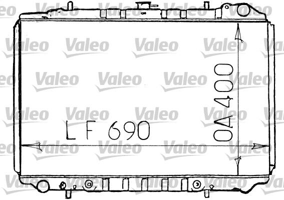 731134 VALEO Радиатор, охлаждение двигателя