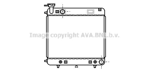 MS2122 AVA QUALITY COOLING Радиатор, охлаждение двигателя