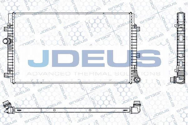 M0300750 JDEUS Радиатор, охлаждение двигателя