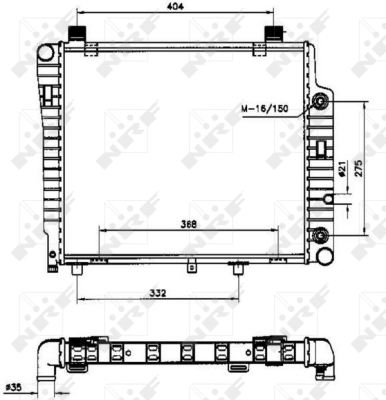 WG1721360 WILMINK GROUP Радиатор, охлаждение двигателя