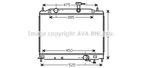 HY2170 AVA QUALITY COOLING Радиатор, охлаждение двигателя