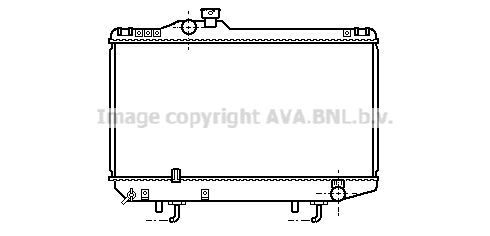 TO2154 AVA QUALITY COOLING Радиатор, охлаждение двигателя