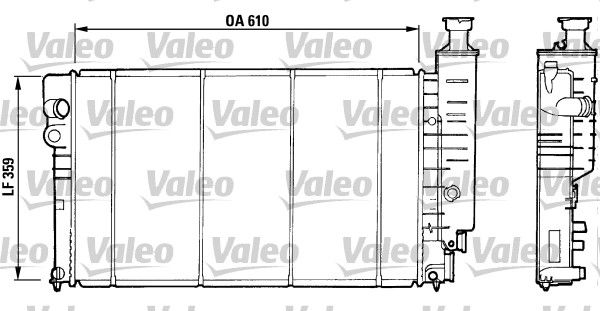 730506 VALEO Радиатор, охлаждение двигателя