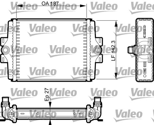 735467 VALEO Радиатор, охлаждение двигателя