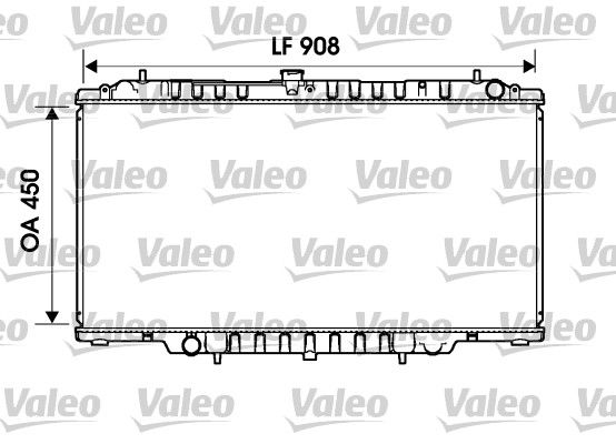 734153 VALEO Радиатор, охлаждение двигателя