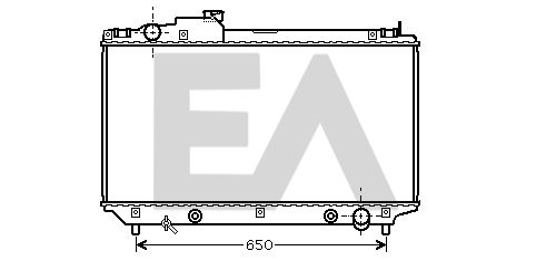 31R71002 EACLIMA Радиатор, охлаждение двигателя