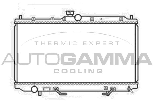 103478 AUTOGAMMA Радиатор, охлаждение двигателя
