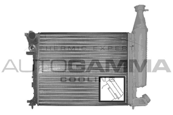 100155 AUTOGAMMA Радиатор, охлаждение двигателя