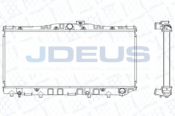 M0281240 JDEUS Радиатор, охлаждение двигателя