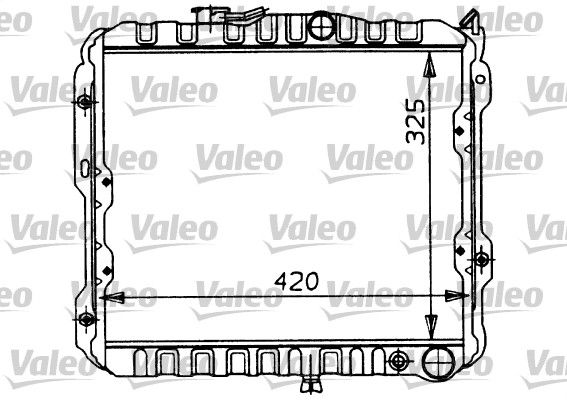 730449 VALEO Радиатор, охлаждение двигателя