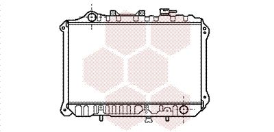27002010 VAN WEZEL Радиатор, охлаждение двигателя