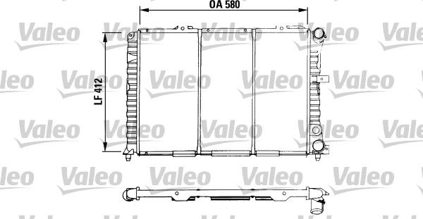 730535 VALEO Радиатор, охлаждение двигателя