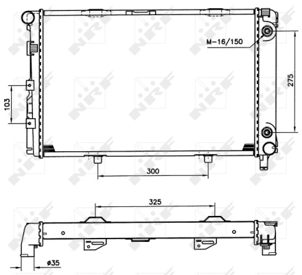 WG1721674 WILMINK GROUP Радиатор, охлаждение двигателя