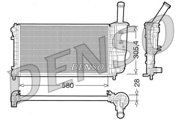 WG1919003 WILMINK GROUP Радиатор, охлаждение двигателя