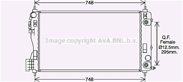 OL2692 PRASCO Радиатор, охлаждение двигателя