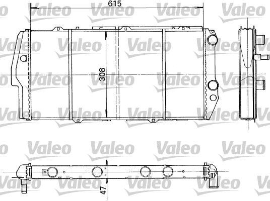 730992 VALEO Радиатор, охлаждение двигателя