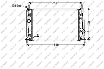MZ330R002 PRASCO Радиатор, охлаждение двигателя