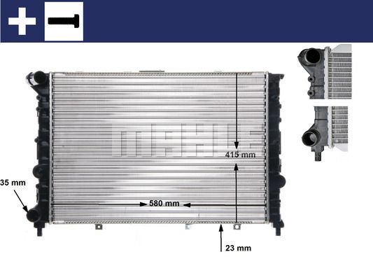 CR521000S MAHLE Радиатор, охлаждение двигателя