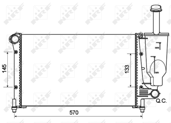 WG1722065 WILMINK GROUP Радиатор, охлаждение двигателя